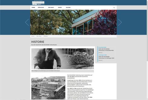 Website Frontansicht